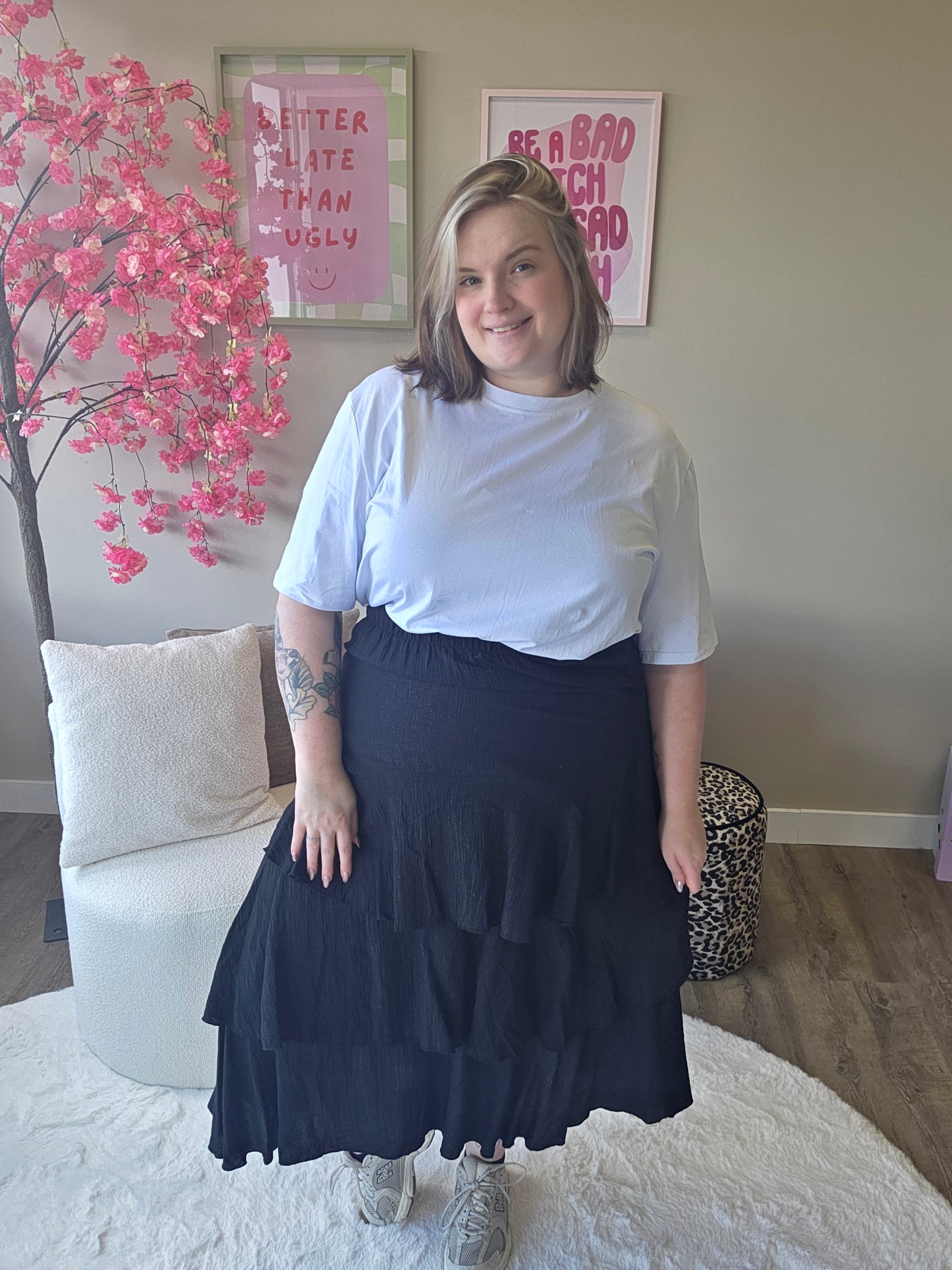 Shimmer Rok (In 4 kleuren)