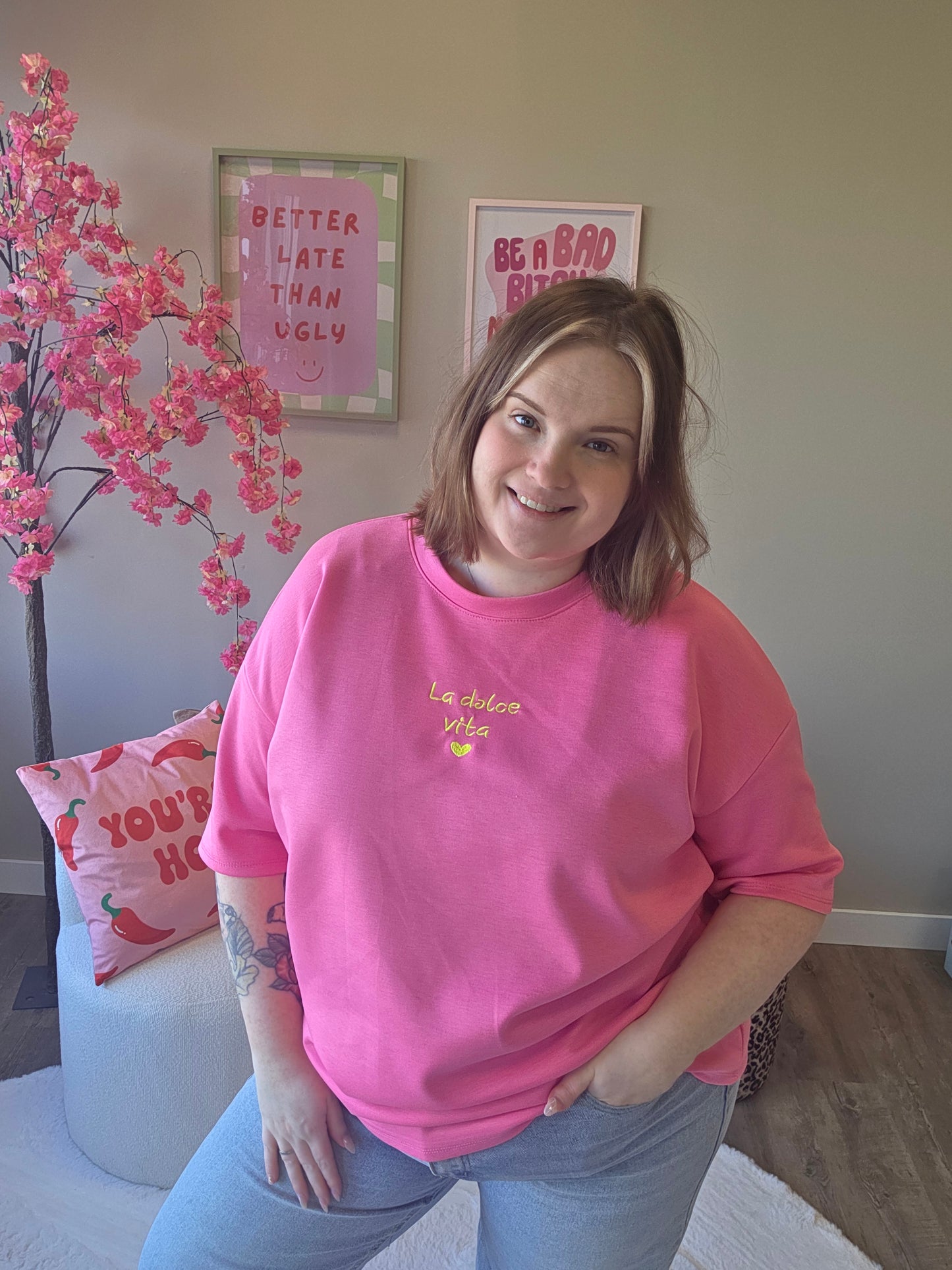 La Dolce Vita Tee's (In 3 kleuren)