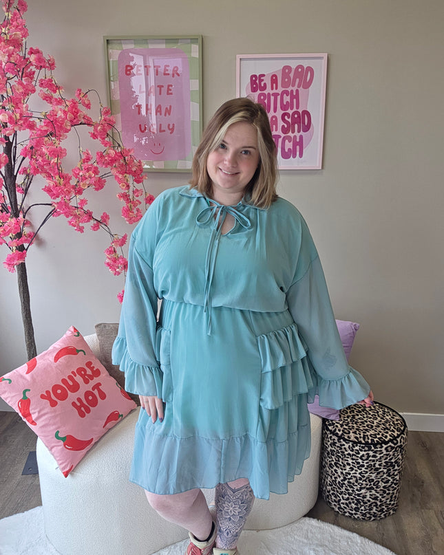 Ruffle Dress (In 3 kleuren)