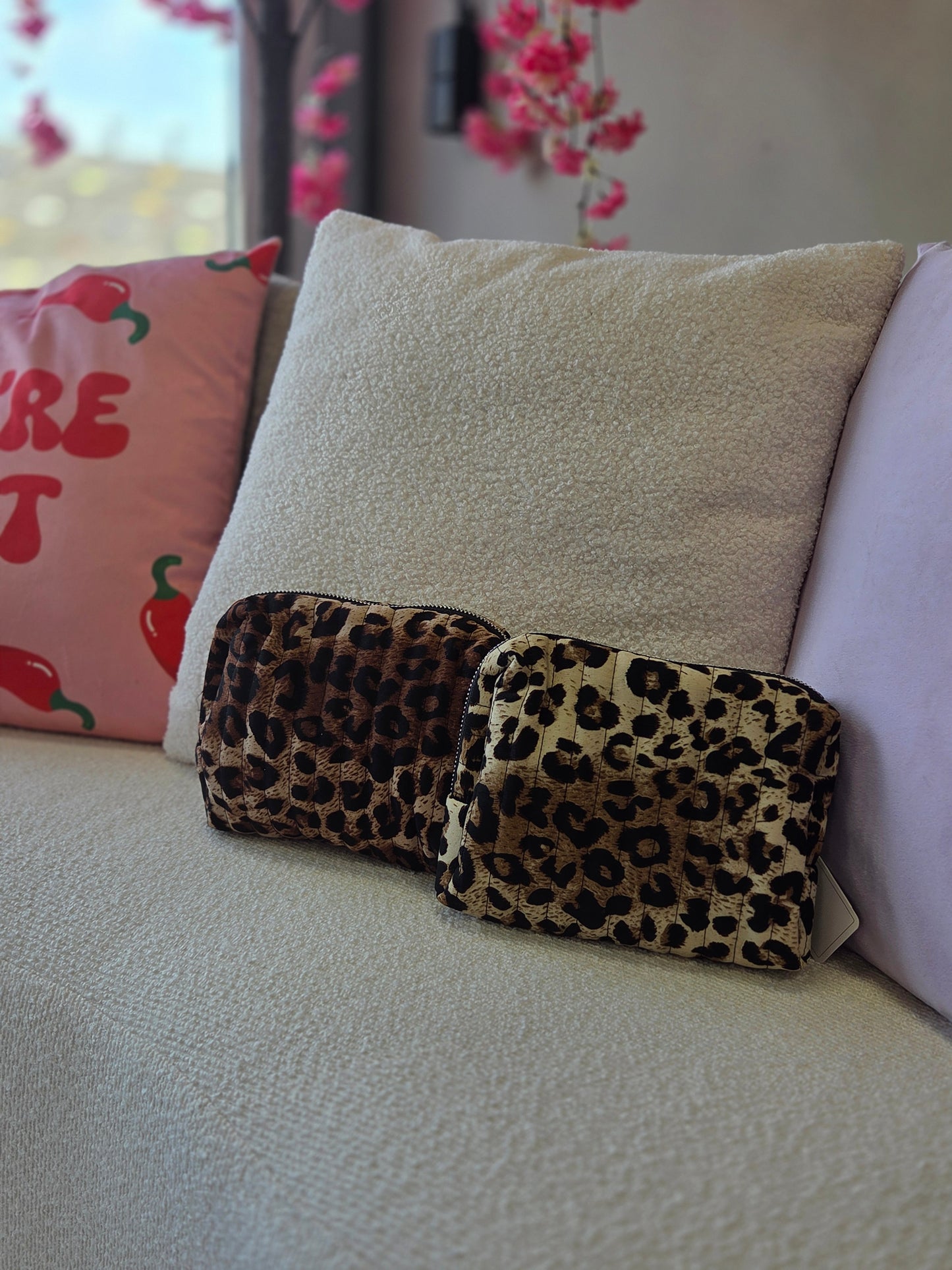 Leopard Toilet bags (In 2 kleuren)