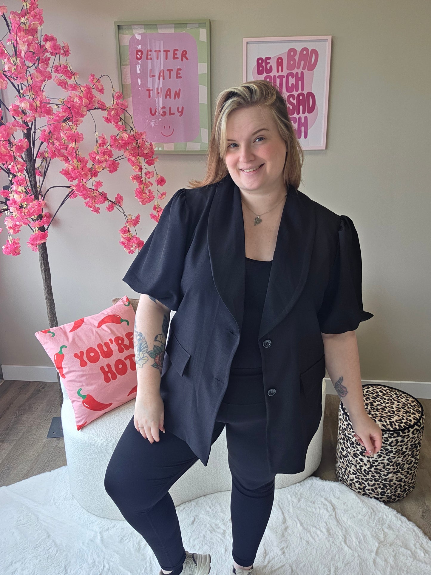 Blazer Met Pofmouw (In 3 kleuren)