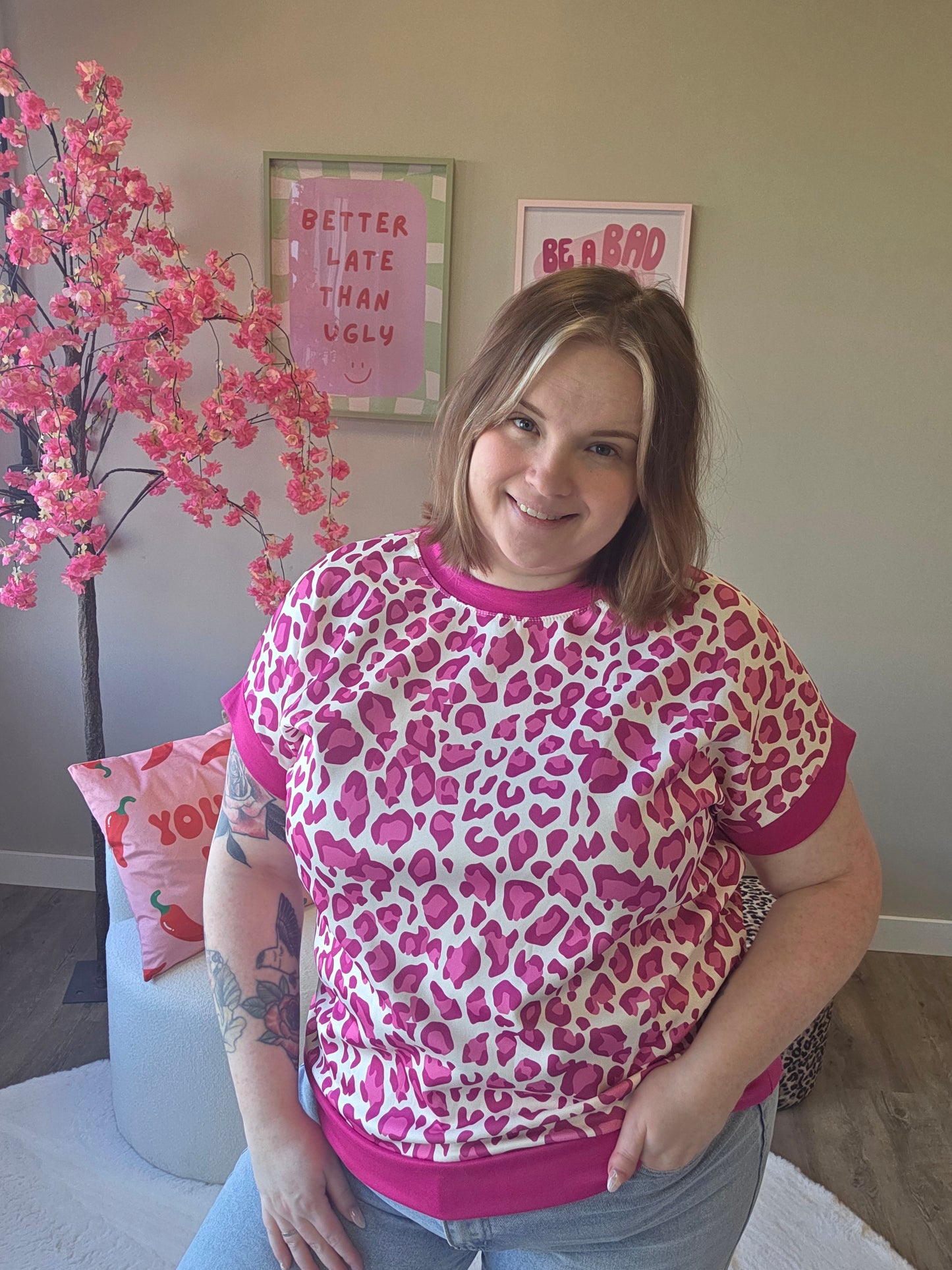 Panter Shirt tot 46 (In 3 kleuren)