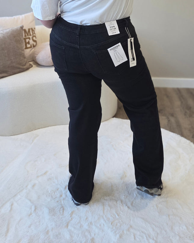 Goodies Wideleg Jeans Dark Denim | DJ2553 iI