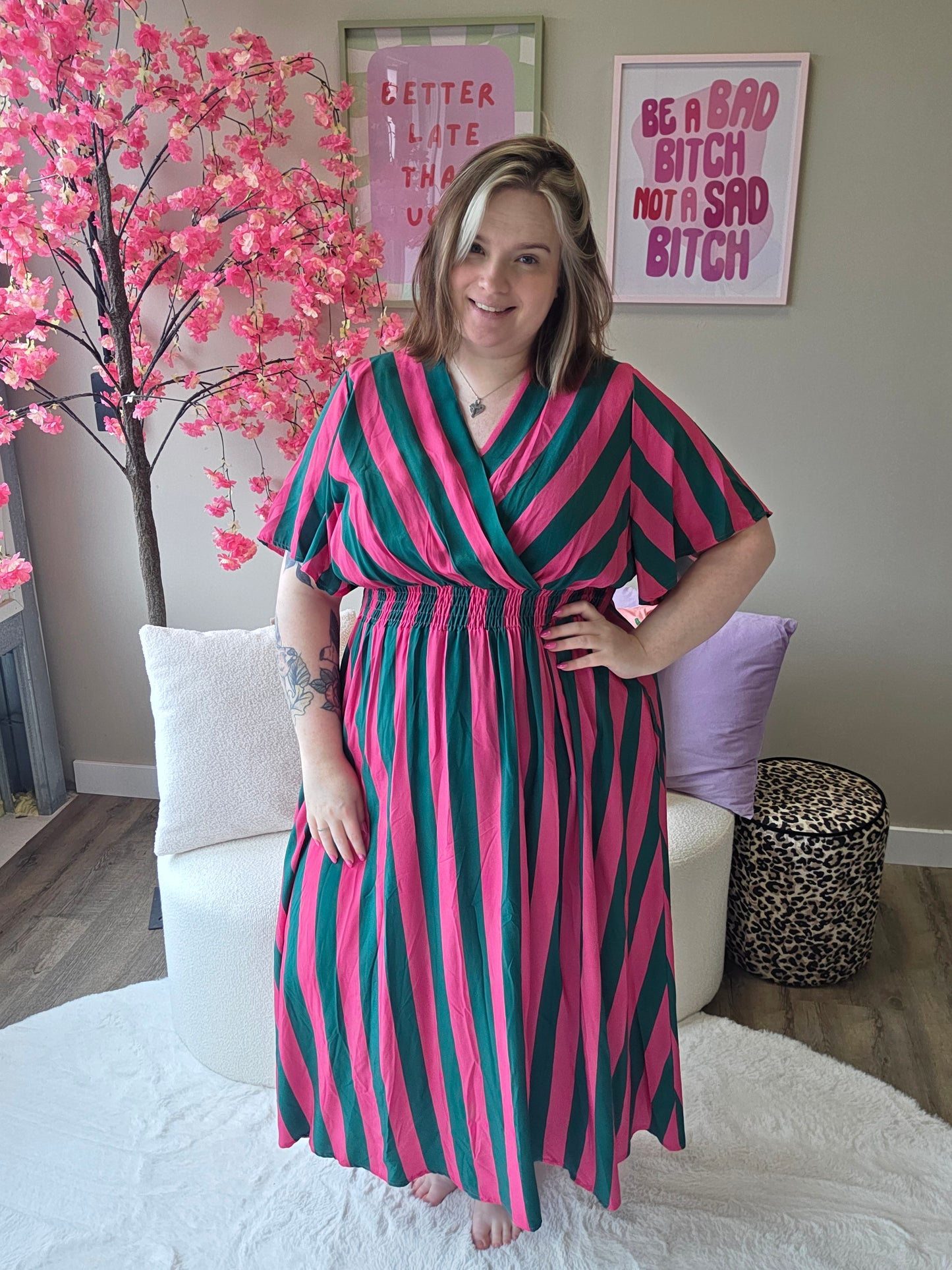 Magic Stripe Dress (In 4 kleuren)