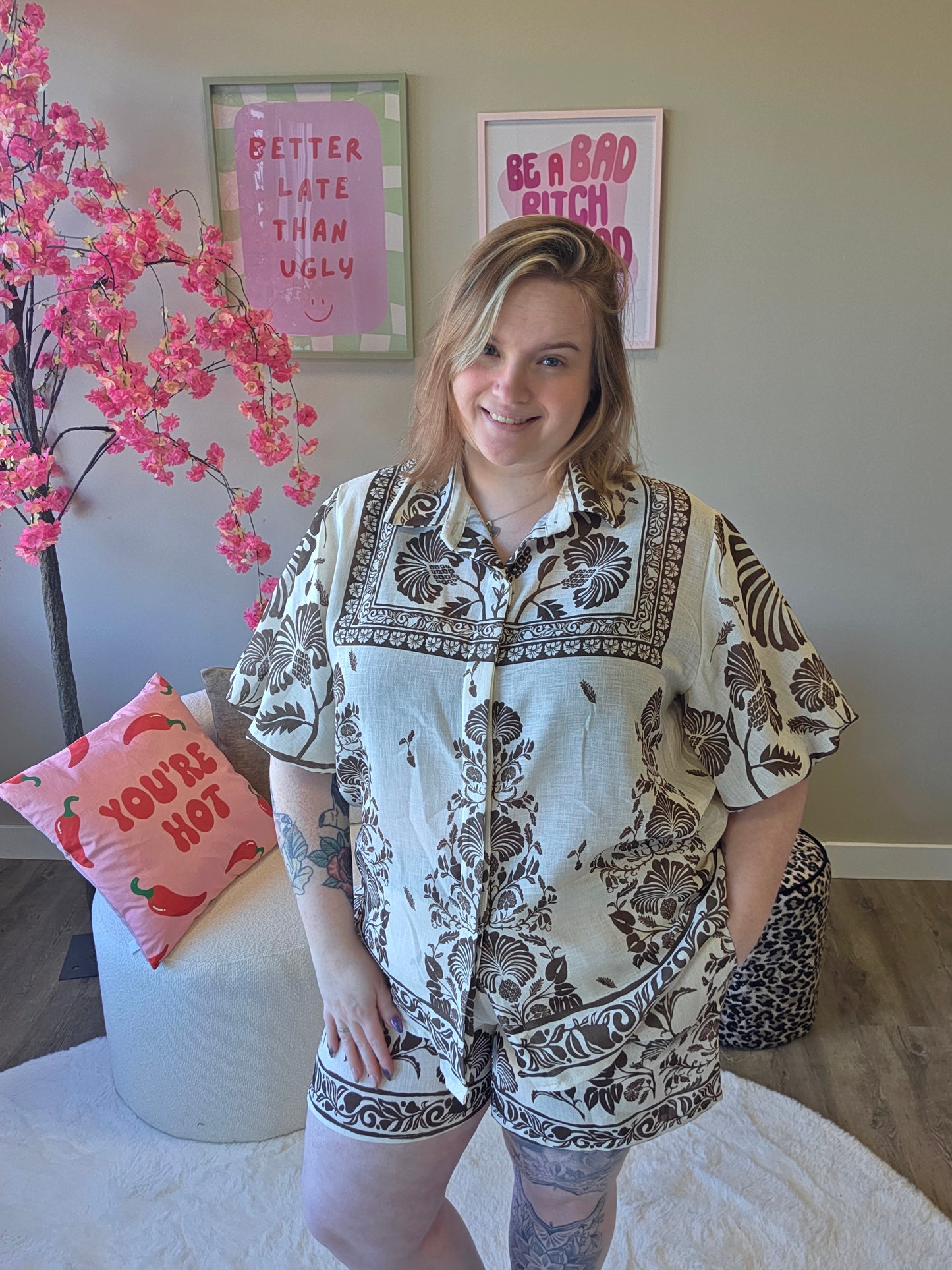 Linnen Look Sets (in 4 kleuren)