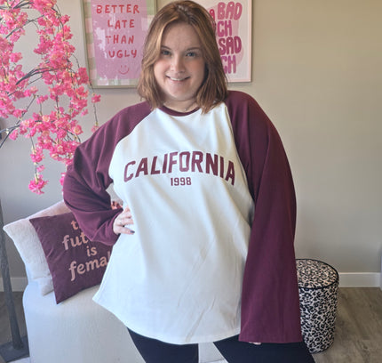 California 1998 longsleeve sweater (In 4 kleuren)