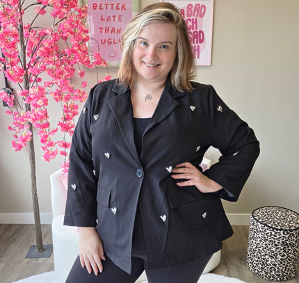 Hartjes Blazer (In 3 kleuren)