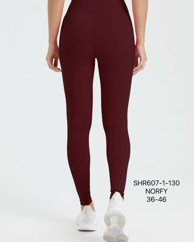 Norfy Sportleggings Bordeaux