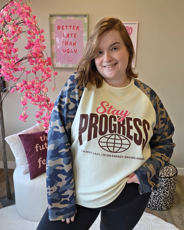 Stay Progress Sweaters (in 5 kleuren)