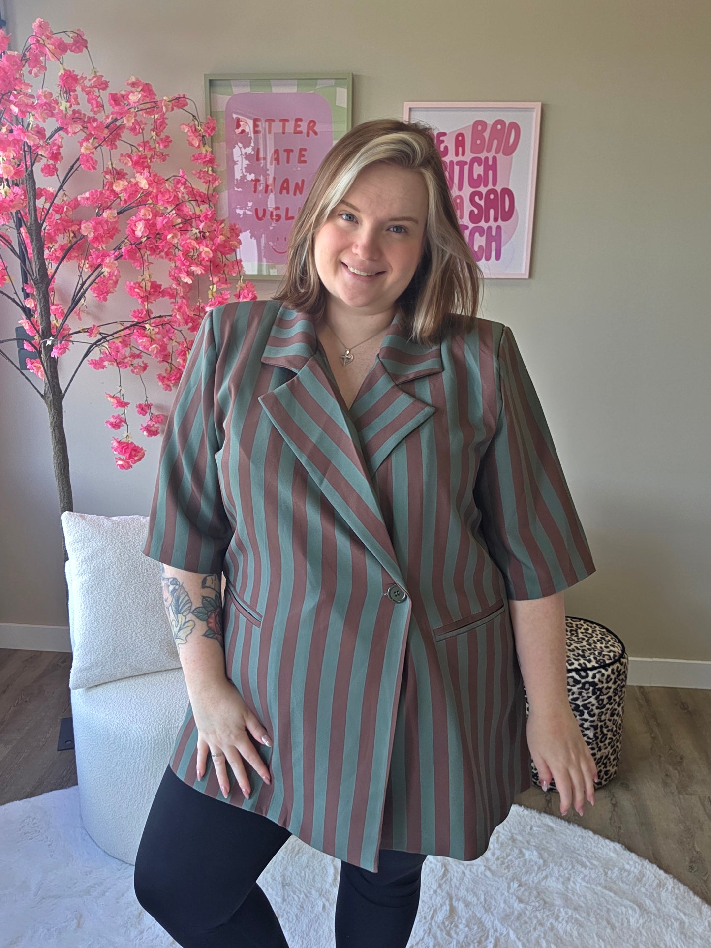 Nikki Stripe Blazer (In 2 kleuren)