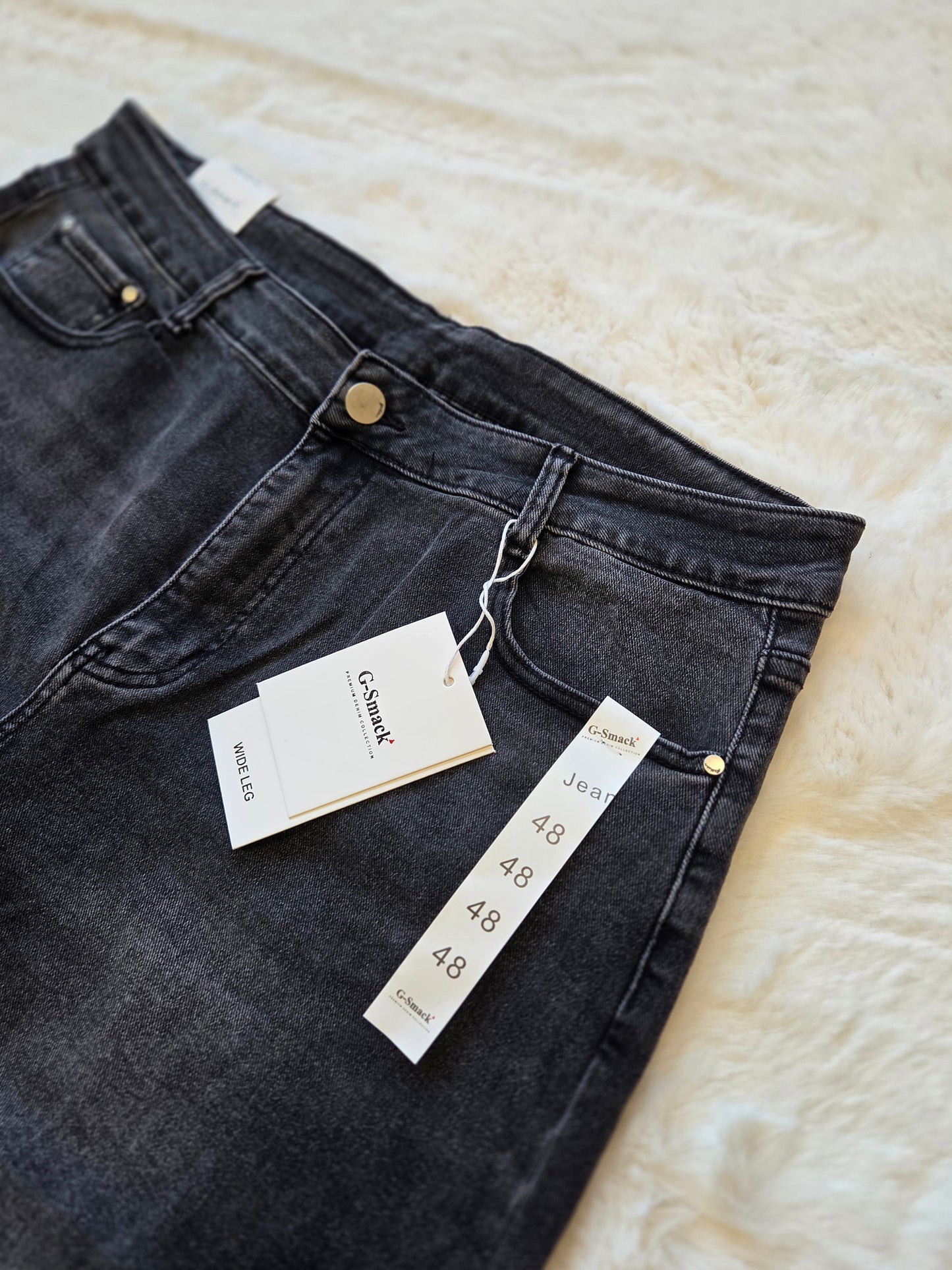 G-Smack Wideleg Jeans Gray | SM2101-3