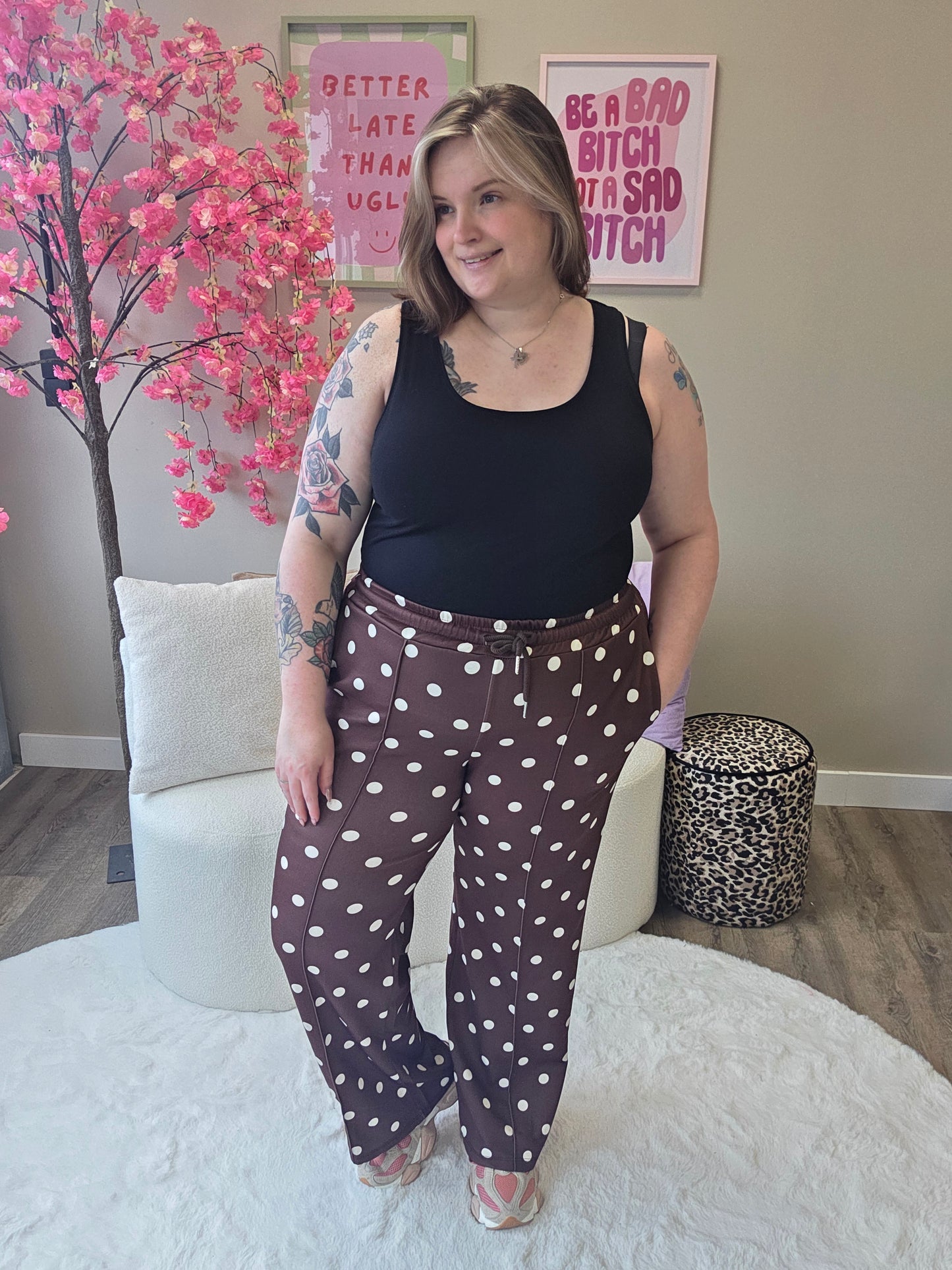 Dot joggers (In 3 kleuren)