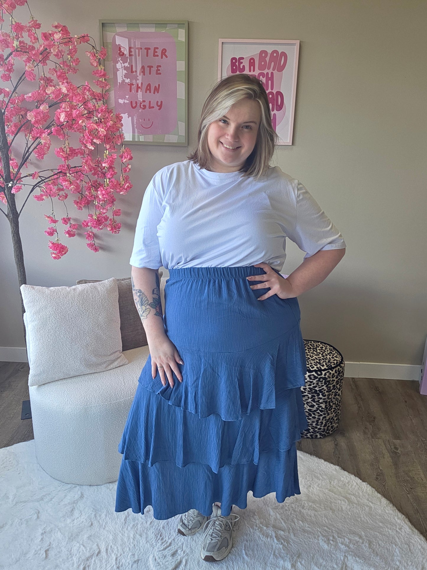 Shimmer Rok (In 4 kleuren)