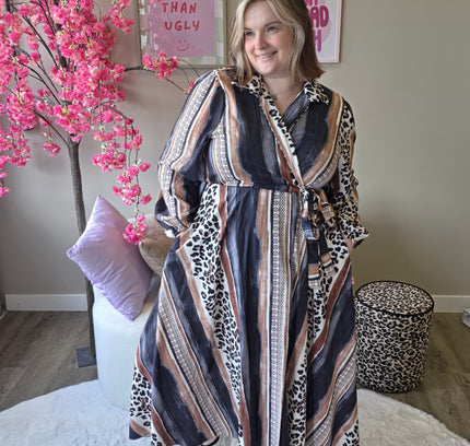 Wild Dream Wrap Dress (In 4 kleuren)