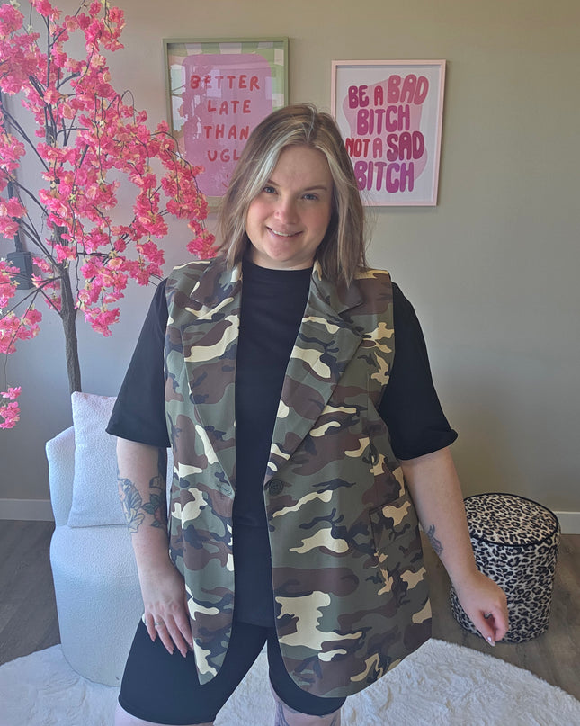 Camo Gilet