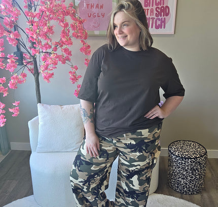 Cargo camo broek
