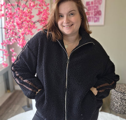 Sporty Teddy Jackets (In 3 kleuren)