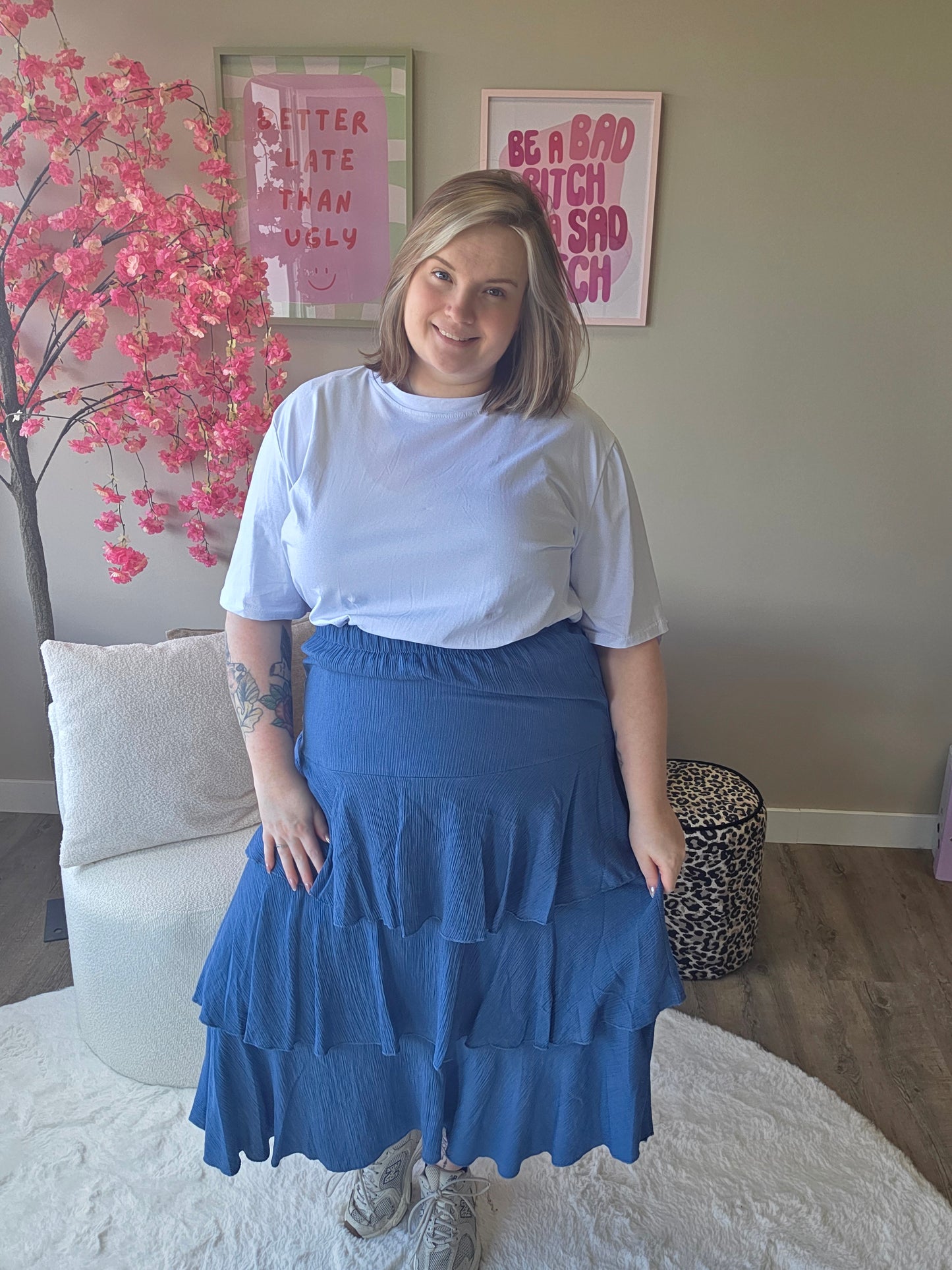 Shimmer Rok (In 4 kleuren)