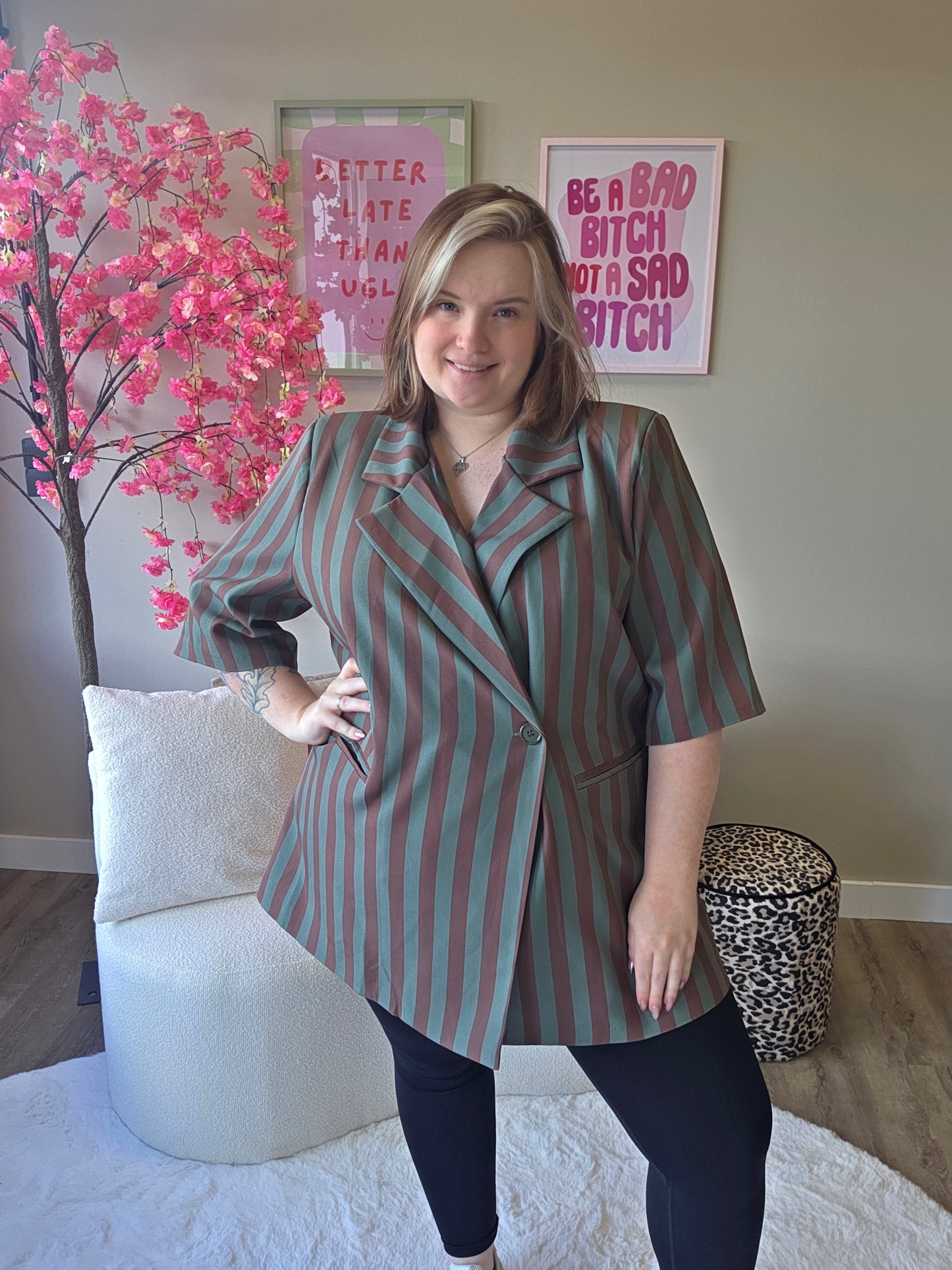 Nikki Stripe Blazer (In 2 kleuren)