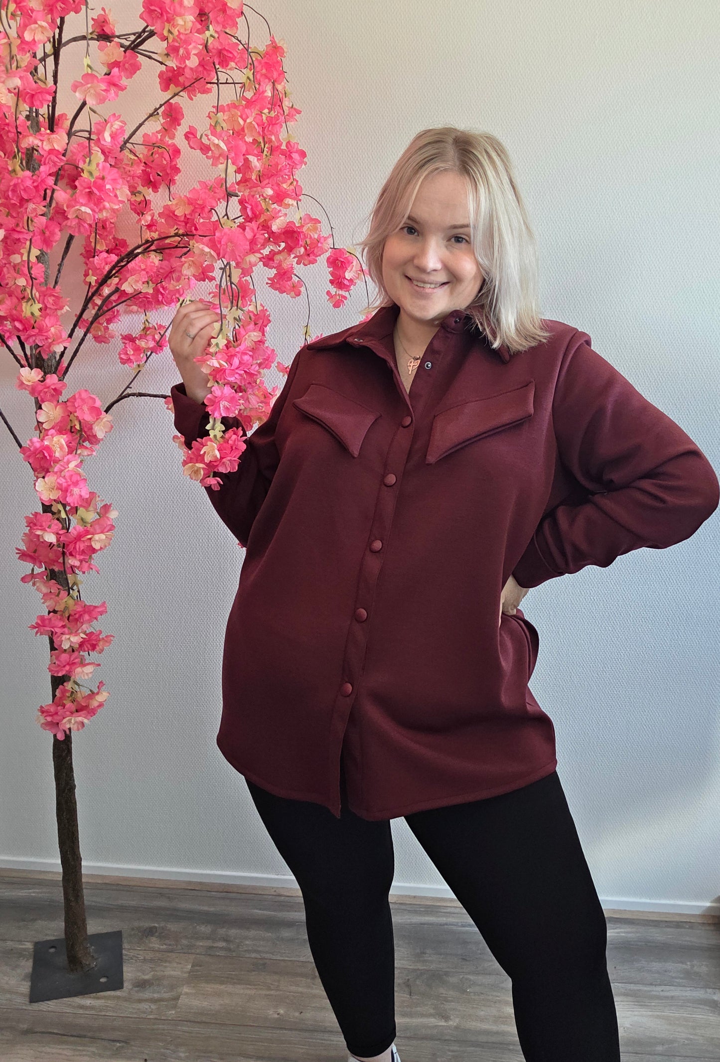Drukknoop Blouse (In 4 kleuren)