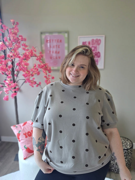 Dot Tee's (in 5 kleuren)