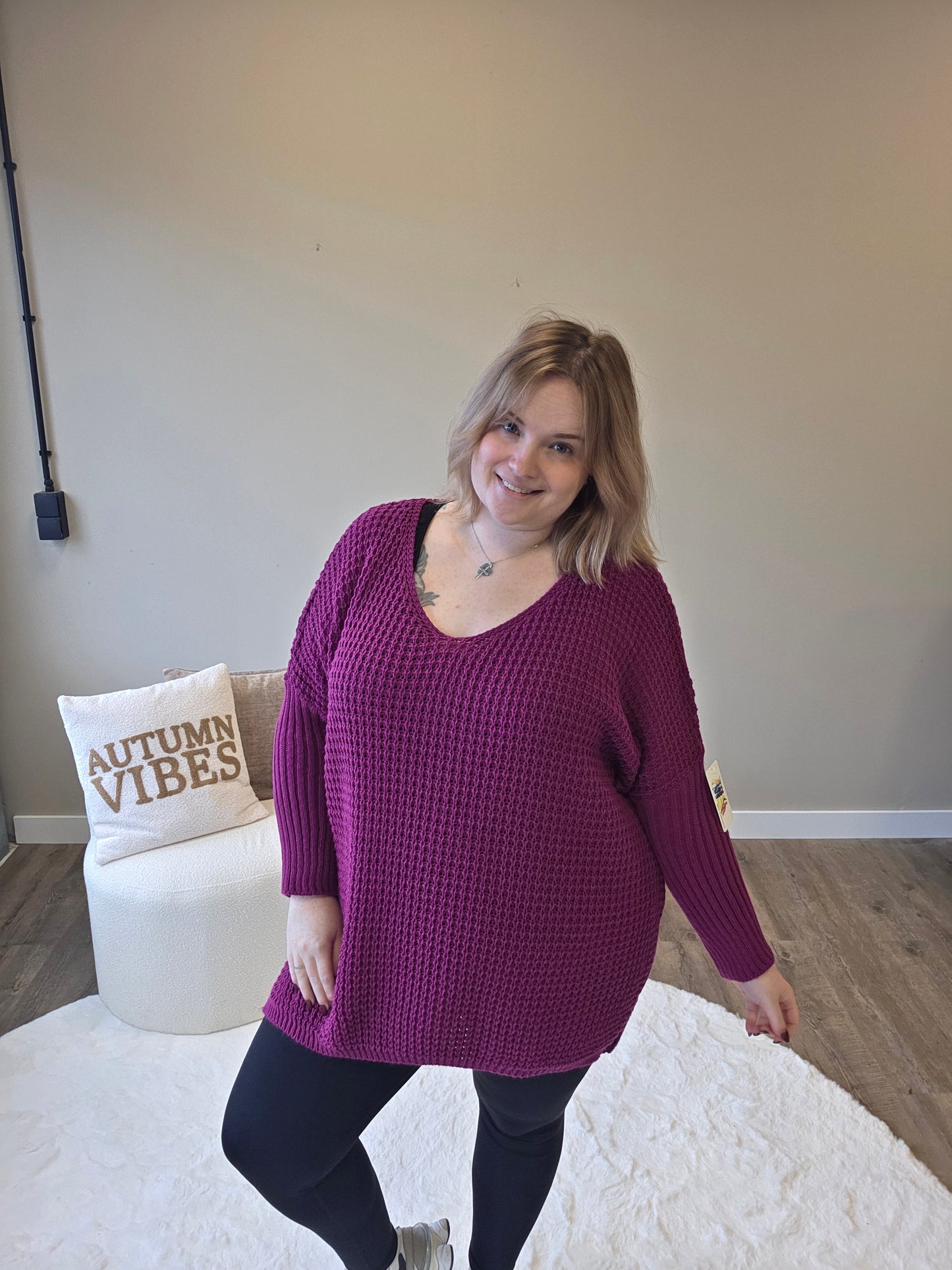 V-Hals Knit (In 4 kleuren)