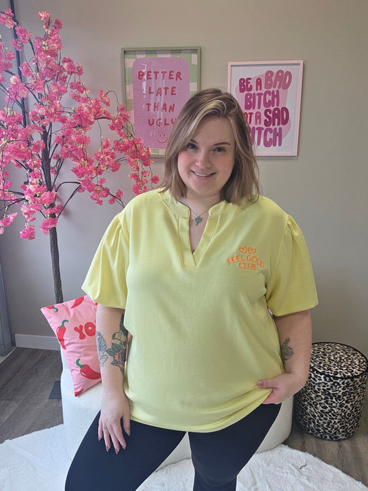 Feel Good Club Tee (in 4 kleuren)