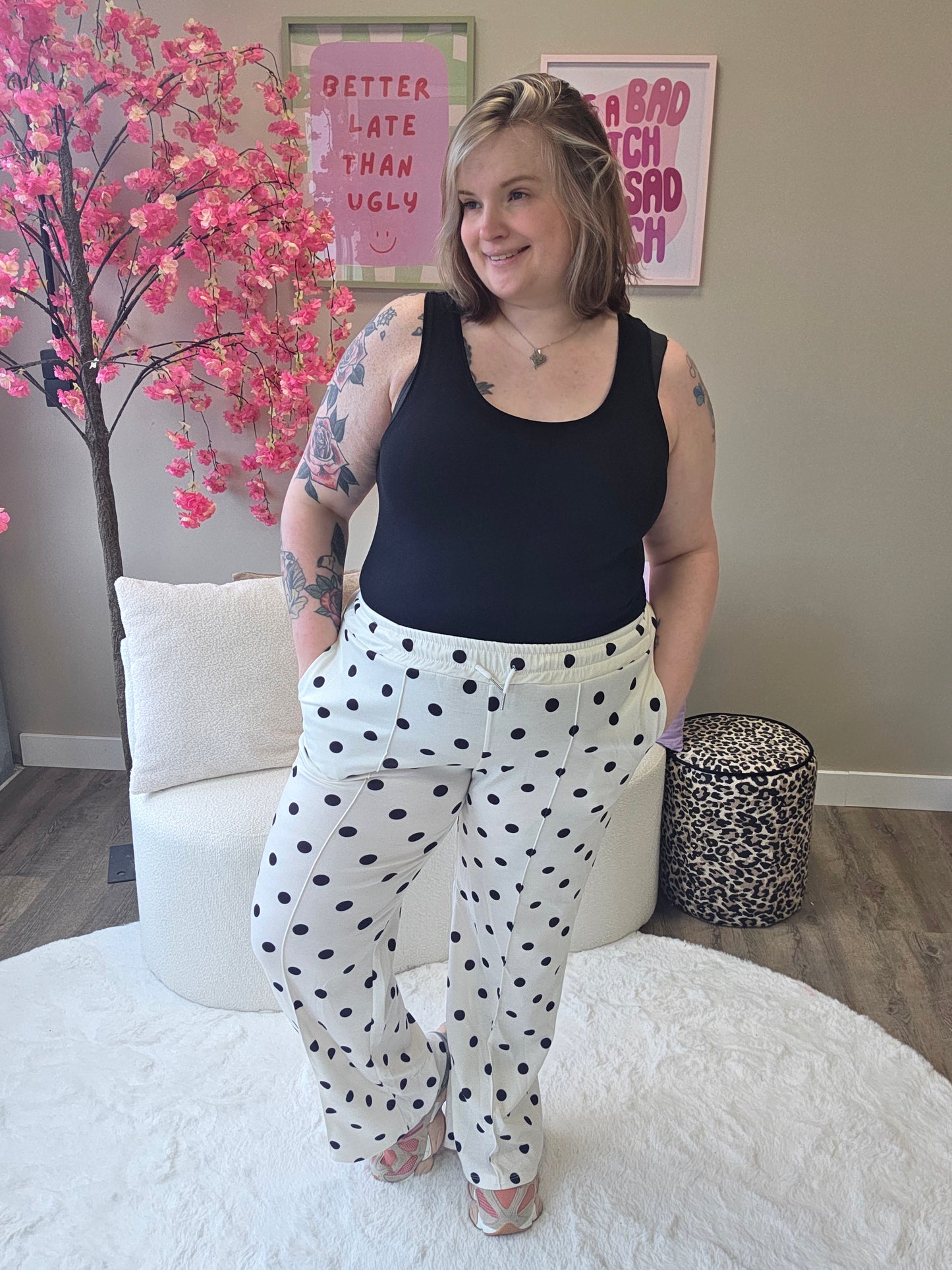 Dot joggers (In 3 kleuren)