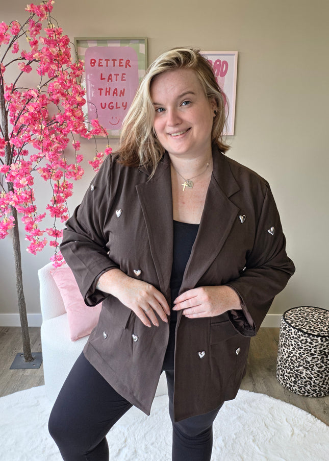 Hartjes Blazer (In 3 kleuren)