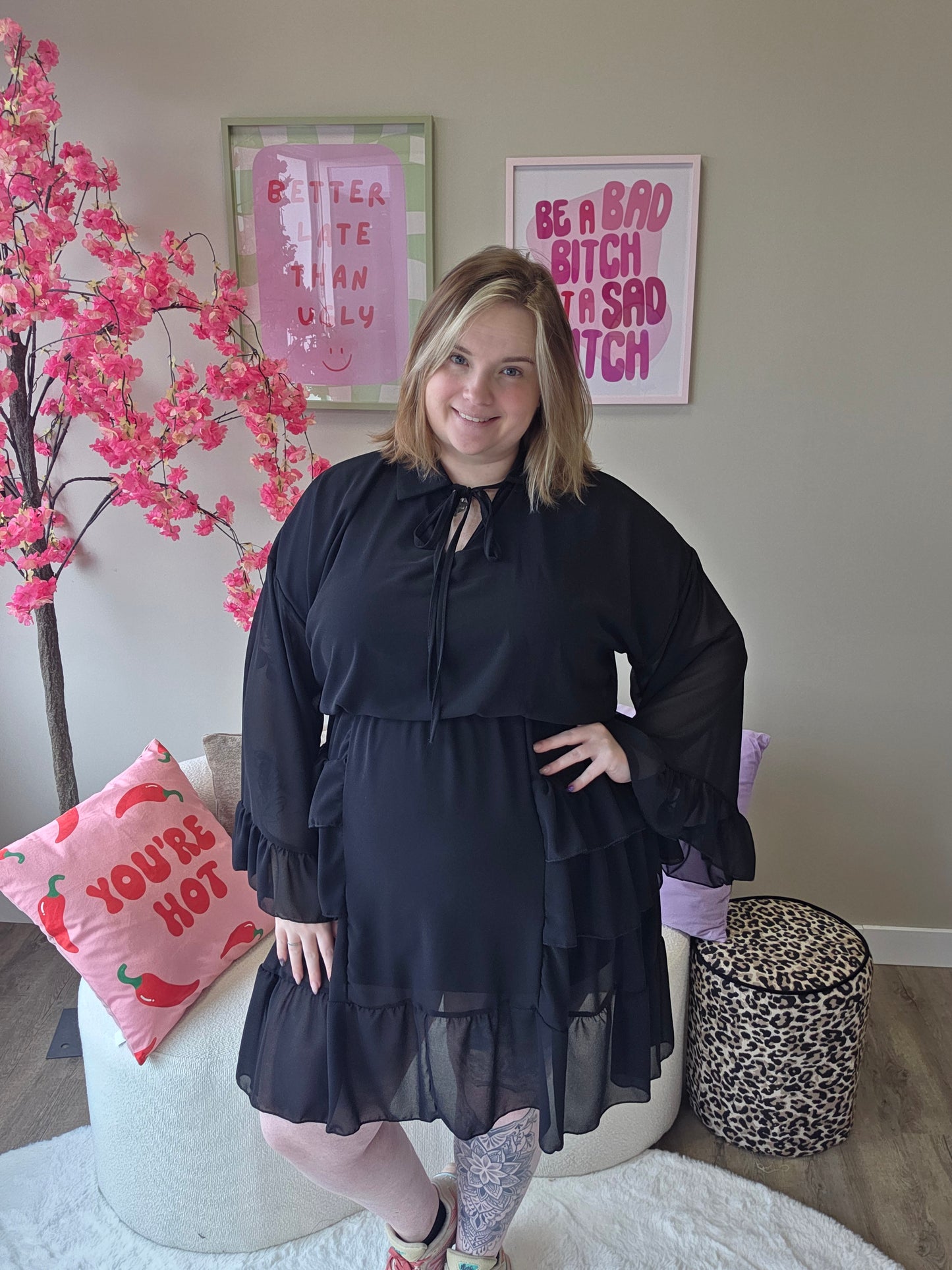 Ruffle Dress (In 3 kleuren)