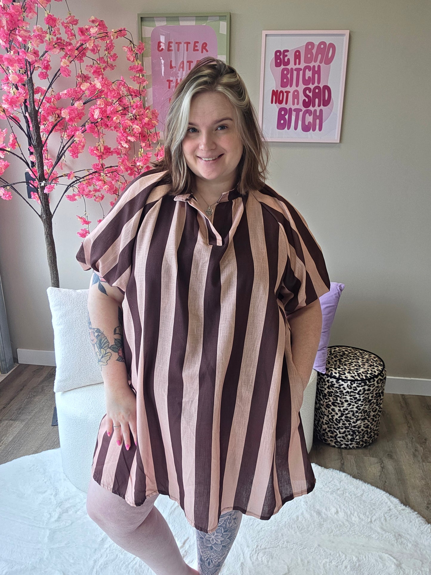 Stripe Pofmouw Jurkjes (in 5 kleuren)