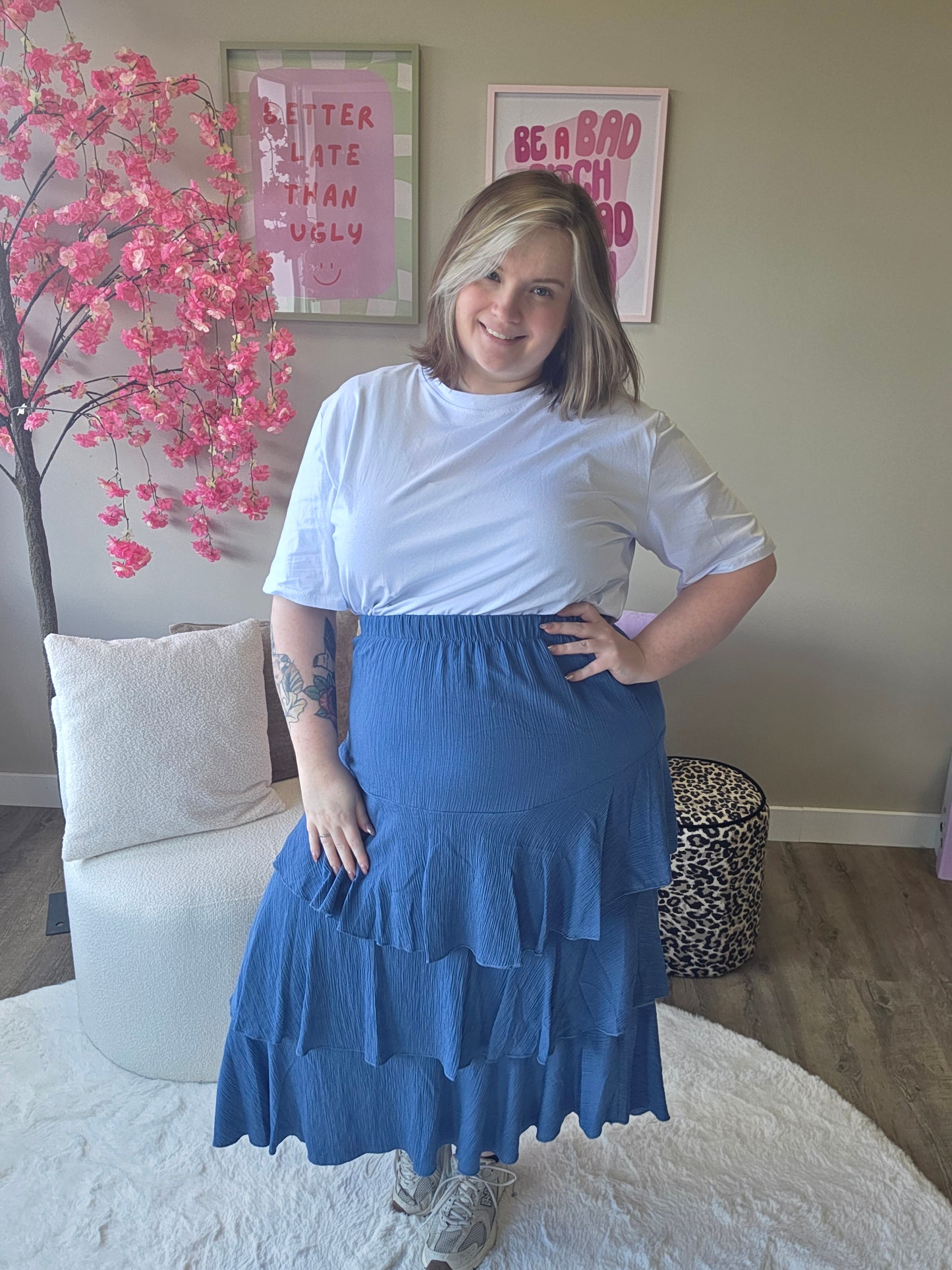 Shimmer Rok (In 4 kleuren)