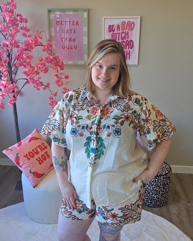 Linnen Look Sets (in 4 kleuren)