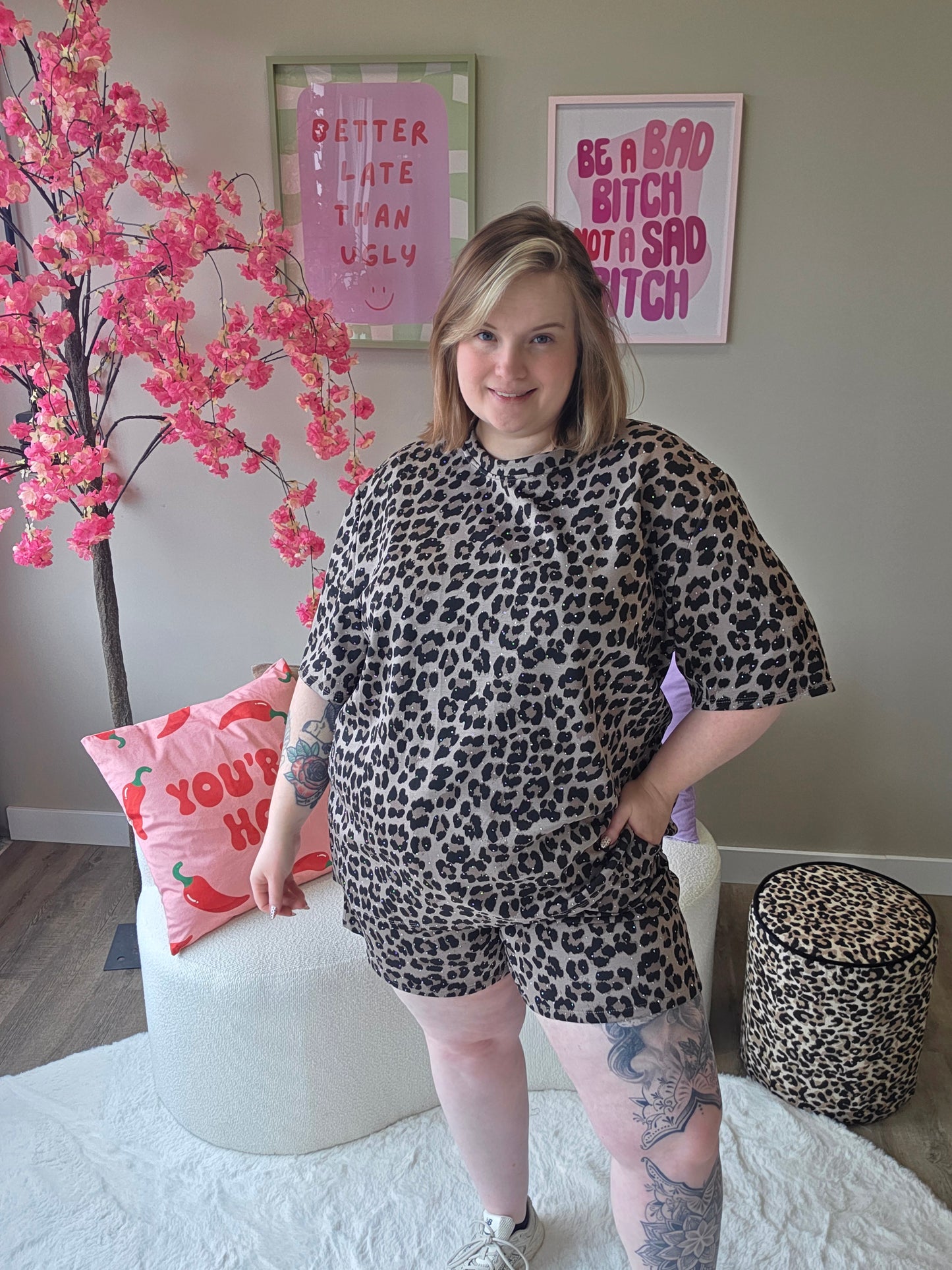 Panter Rhinestone Set (In 3 kleuren)