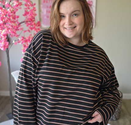 Small Striped Longsleeves (in 7 kleuren)