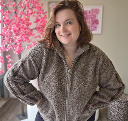 Sporty Teddy Jackets (In 3 kleuren)