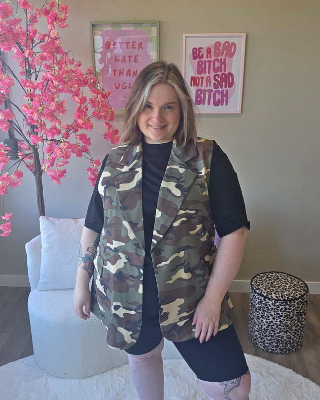 Camo Gilet