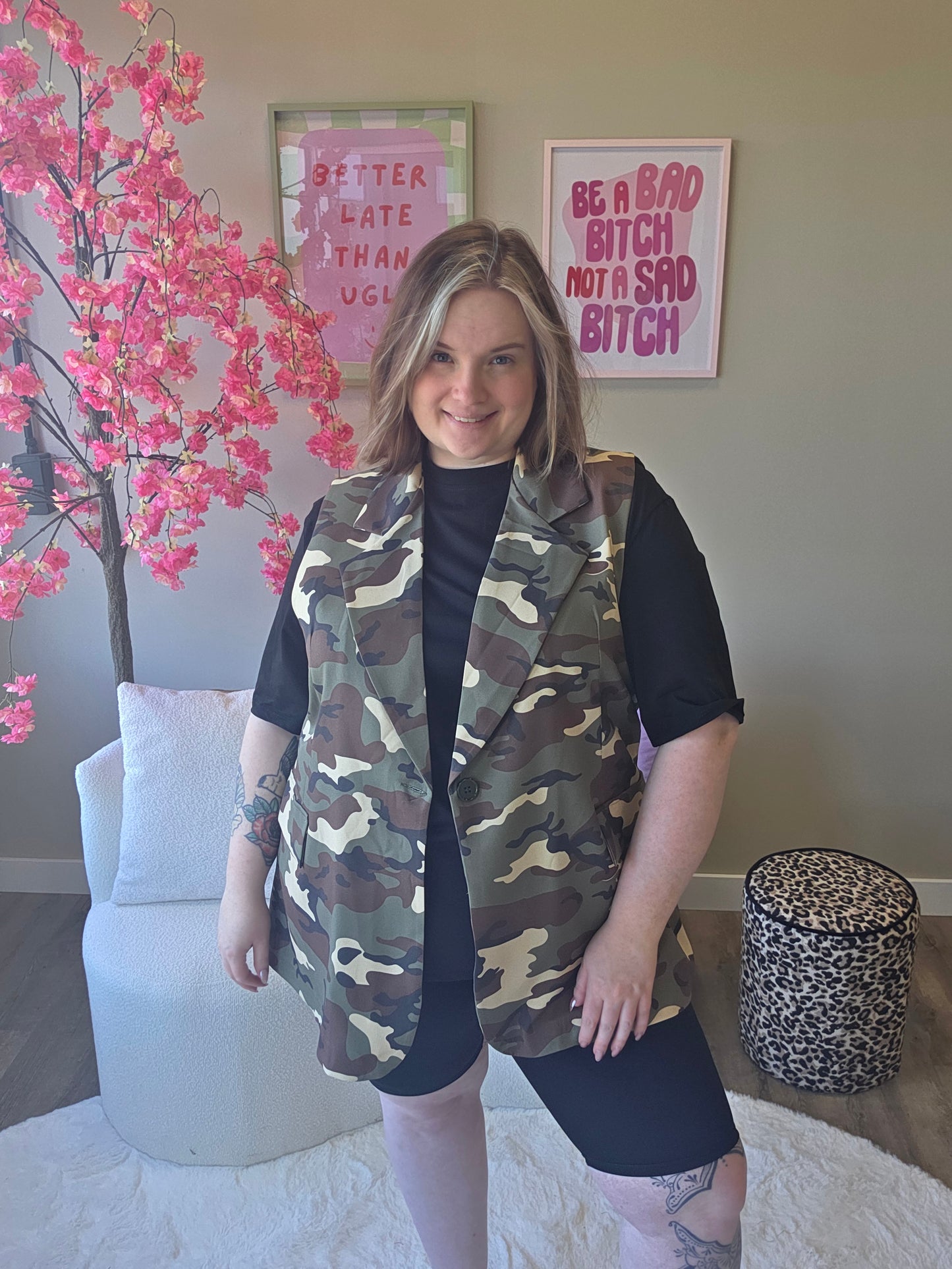 Camo Gilet