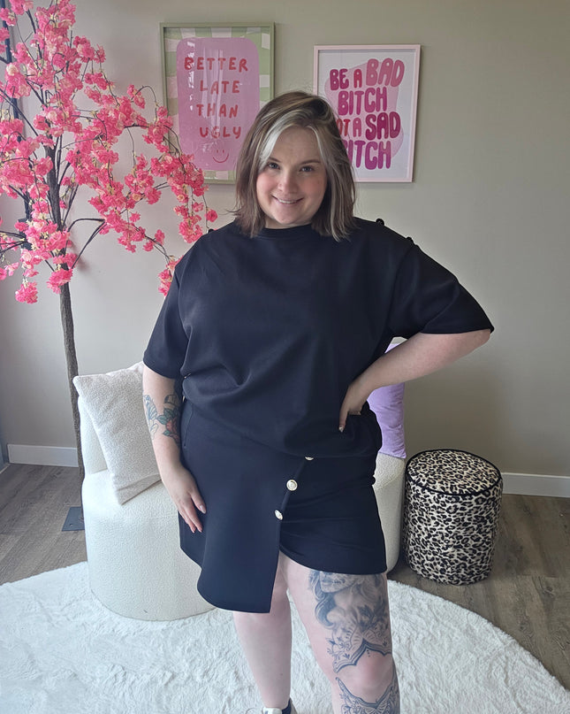 Basic Skort Setjes (In 3 kleuren)