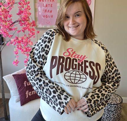 Stay Progress Sweaters (in 5 kleuren)