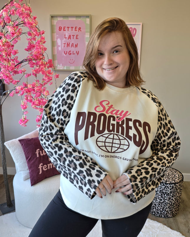 Stay Progress Sweaters (in 5 kleuren)