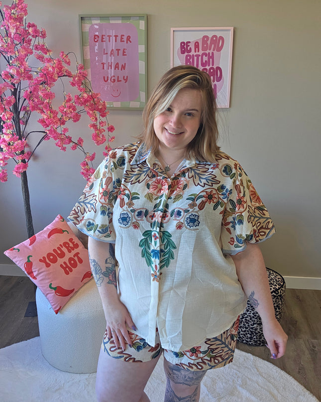 Linnen Look Sets (in 4 kleuren)