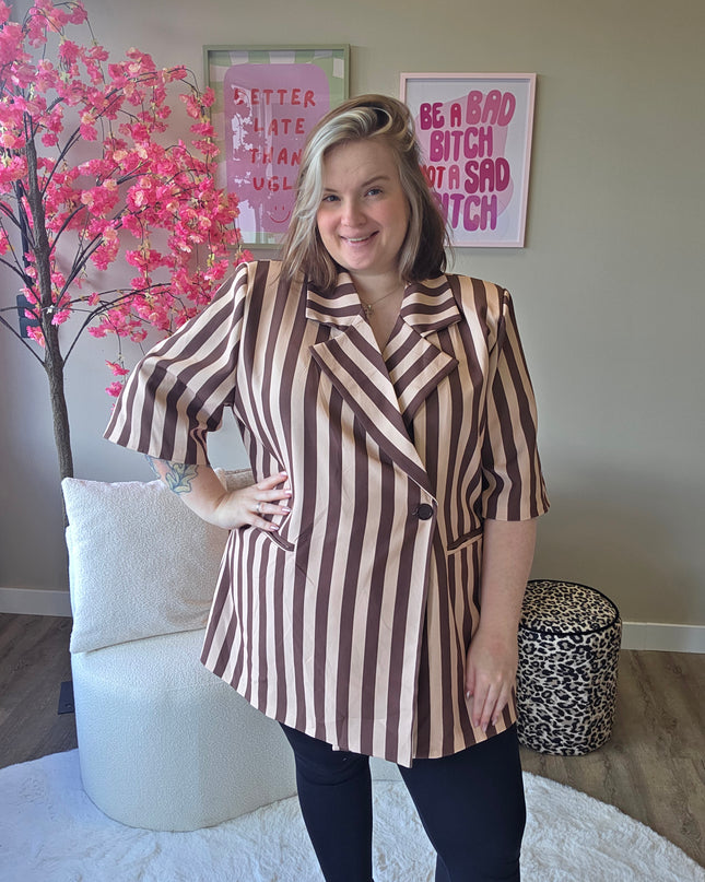 Nikki Stripe Blazer (In 2 kleuren)