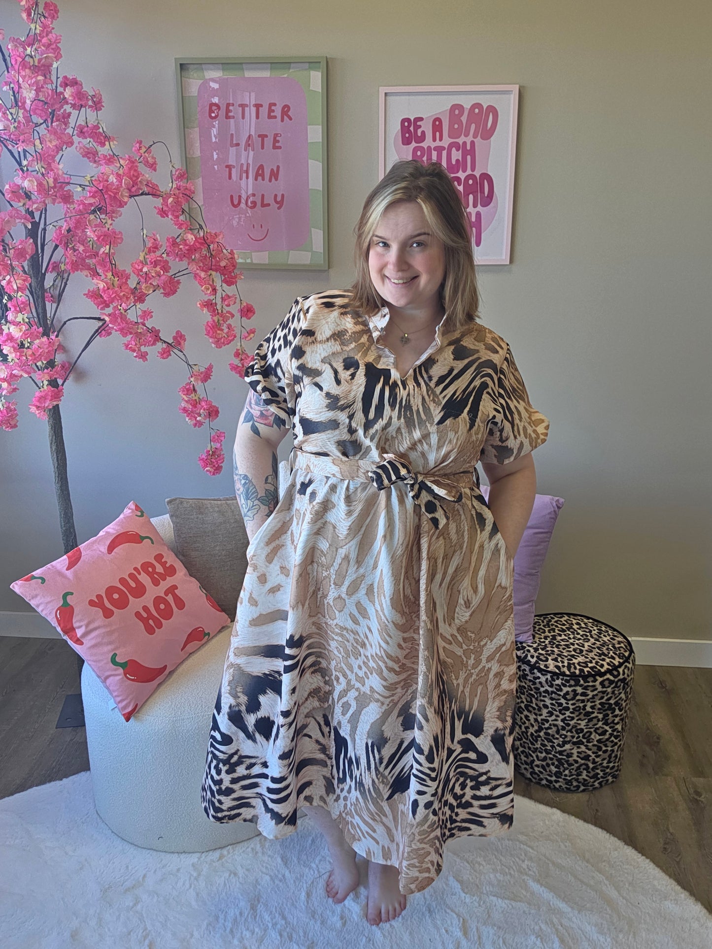 Leopard Wild Dress (In 3 kleuren)