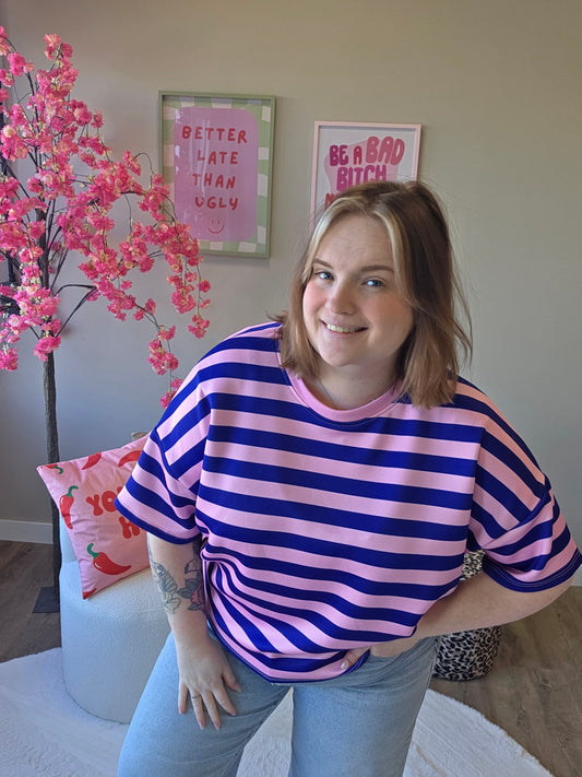 Small Striped MOOIJ Tee's (In 3 kleuren)