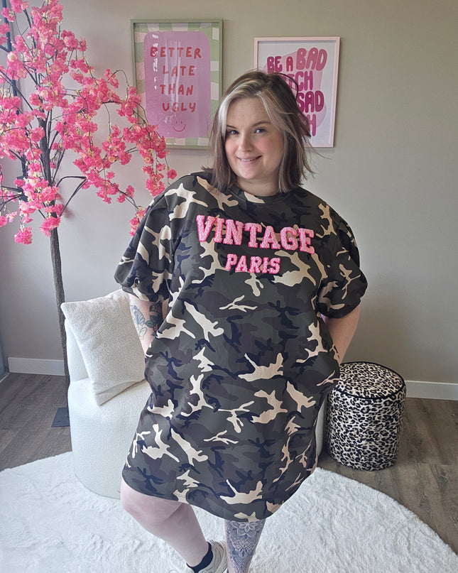 Vintage Camo Dress