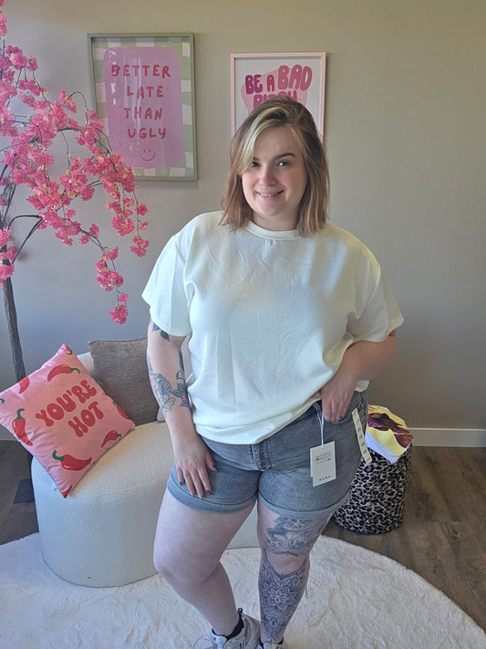 G-smack Grey Shorts | ZN058-2