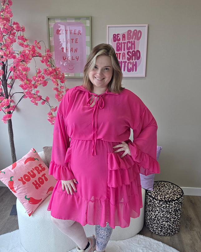 Ruffle Dress (In 3 kleuren)