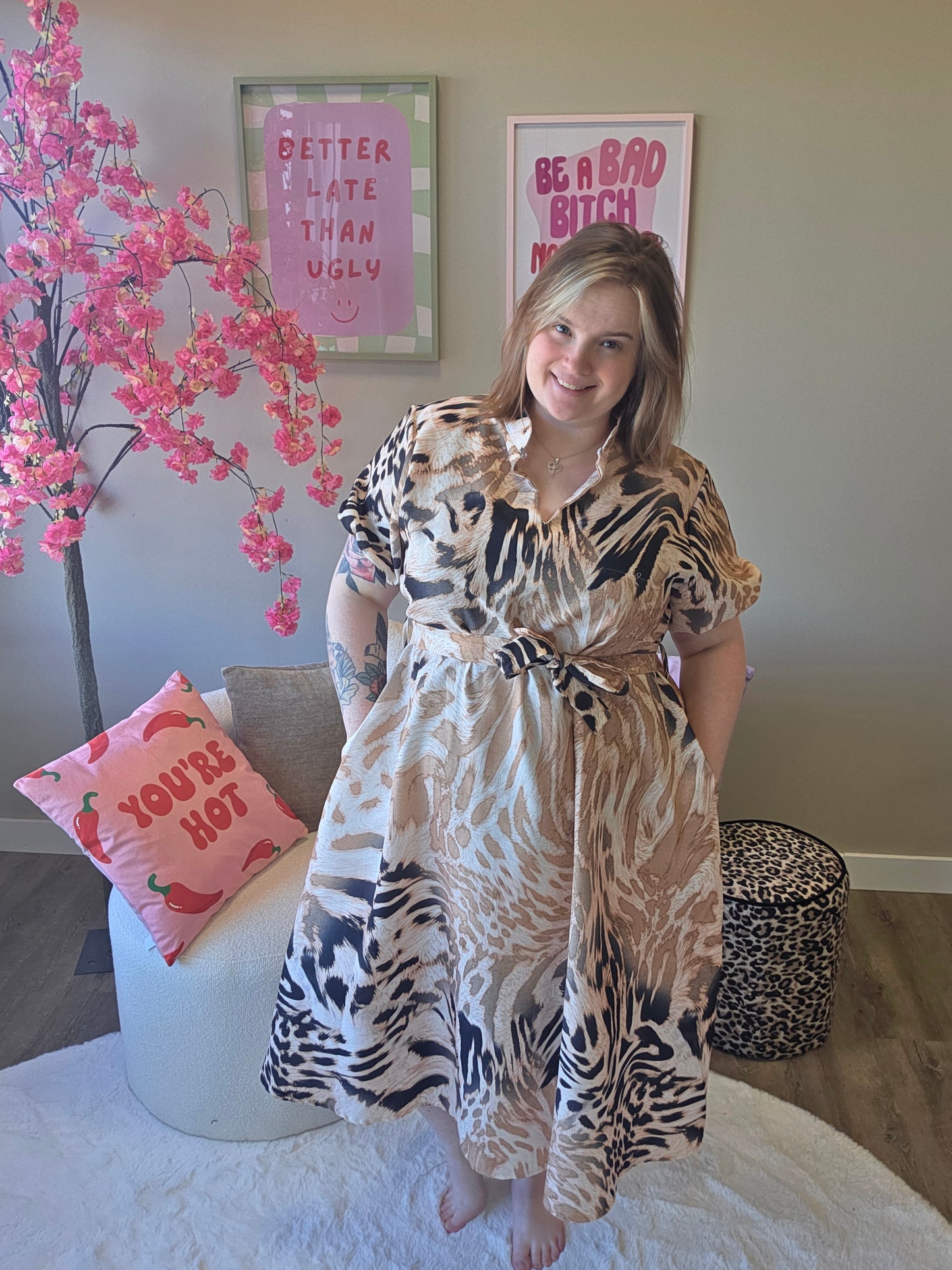 Leopard Wild Dress (In 3 kleuren)