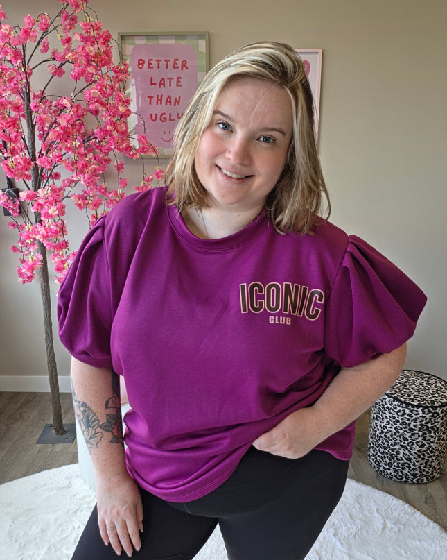 Iconic pofmouw Tee (In 4 kleuren)
